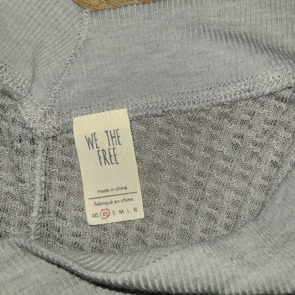 We The Free size XS Knit Top Pullover Oversized Loose Sheer tunic - Picture 2 of 4